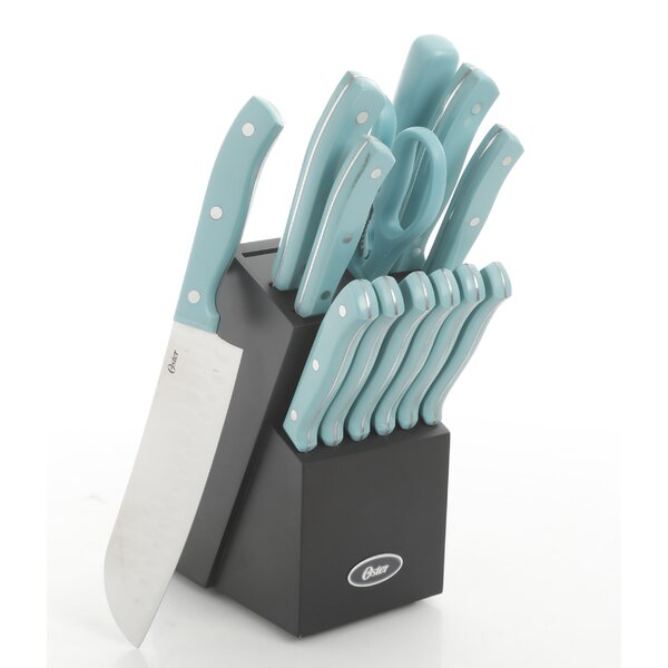 Oster Evansville 14 Piece Knife Block Set &amp; Reviews Wayfair